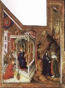 Annunciation and Visitation, BROEDERLAM, Melchior